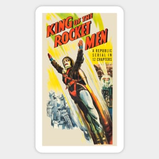 King of the Rocket Men Movie Poster Sticker